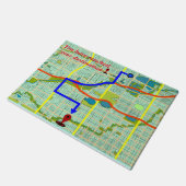 Tür-Matte haben Sie Ihren Bestimmungsort erreicht! Fußmatte (Schrägansicht)