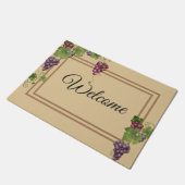 Tür Matte-Trauben Fußmatte (Schrägansicht)