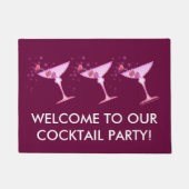 TÜR-MATTEN - ROSA MARTINI FUßMATTE (Vorderseite)