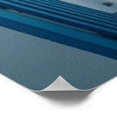 Tür nach Santorini Poster (Ecke)