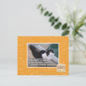 Tür öffnen postkarte (Stehend Vorderseite)