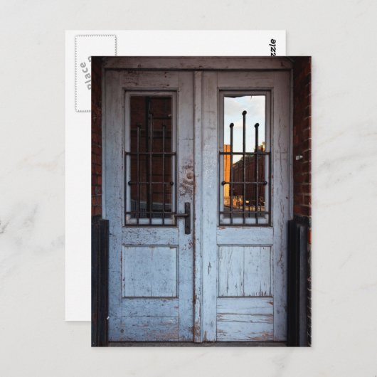 Tür Postkarte (Vorne/Hinten)