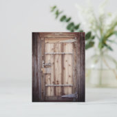 Tür Postkarte (Stehend Vorderseite)