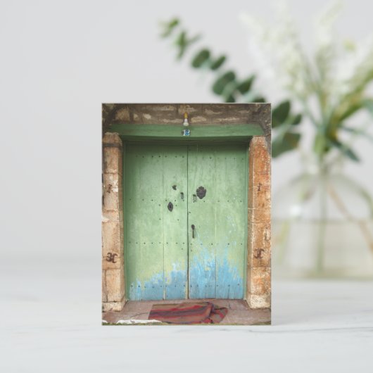 Tür Postkarte (Stehend Vorderseite)