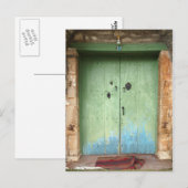 Tür Postkarte (Vorne/Hinten)