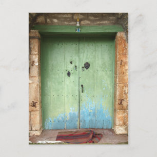 Tür Postkarte