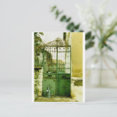 Tür Postkarte (Stehend Vorderseite)