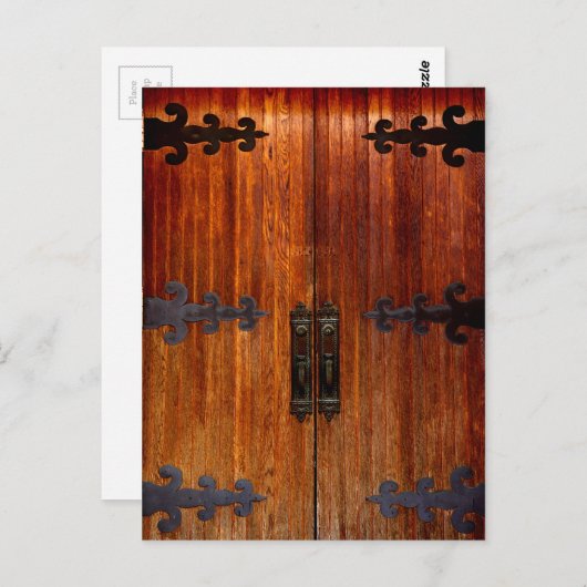 Tür Postkarte (Vorne/Hinten)