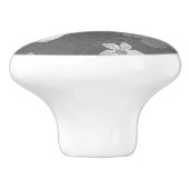 TÜR-PULL-BLUME KERAMIKKNAUF (Seitenansicht)