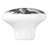 TÜR PULL KERAMIK STIL DESIGN KERAMIKKNAUF (Seitenansicht)