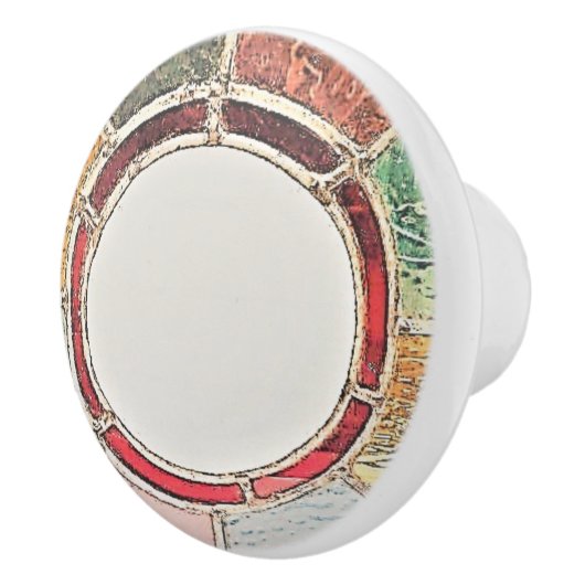 TÜR PULL KERAMIK STIL DESIGN KERAMIKKNAUF (Rechts)