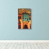 Tür, Tunesien, Nordafrika Leinwanddruck (Insitu (Holzboden))