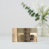 Tür und Balken Visitenkarte (Stehend Vorderseite)