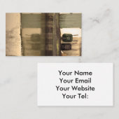 Tür und Balken Visitenkarte (Vorne/Hinten)