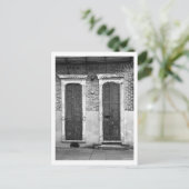 Tür und Fenster Postkarte (Stehend Vorderseite)