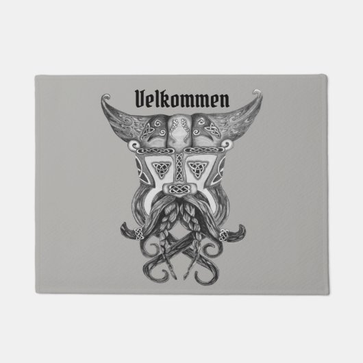 Tür Vikings Medievil matt Fußmatte (Vorderseite)