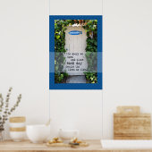 Tür Wir öffnen Tür Foto Poster (Küche)