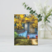 Tür - wunderschöne Viktorianische Postkarte (Stehend Vorderseite)