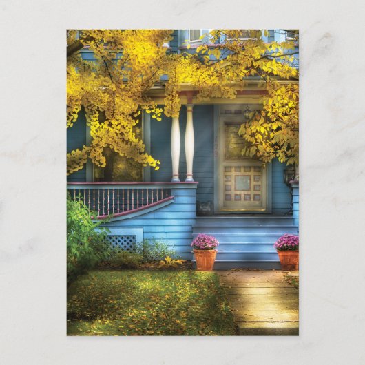 Tür - wunderschöne Viktorianische Postkarte (Vorderseite)