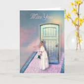 Tür zu Ihrem Herzen - Karte (Gelbe Blume)