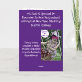 Tür zu neuen Anfängen - Segen & Erklärung Karte (Rückseite)