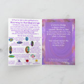 Tür zu neuen Anfängen - Segen & Erklärung Karte (Innenseite)