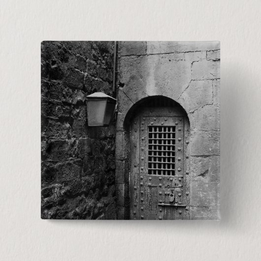 Tür zu Newgate Gefängnis Button (Vorderseite)