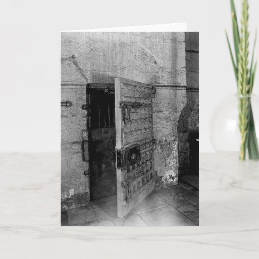 Tür zu Newgate Gefängnis Karte (Vorderseite)