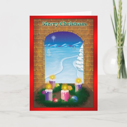 Tür zu Weihnachten (Vorderseite)