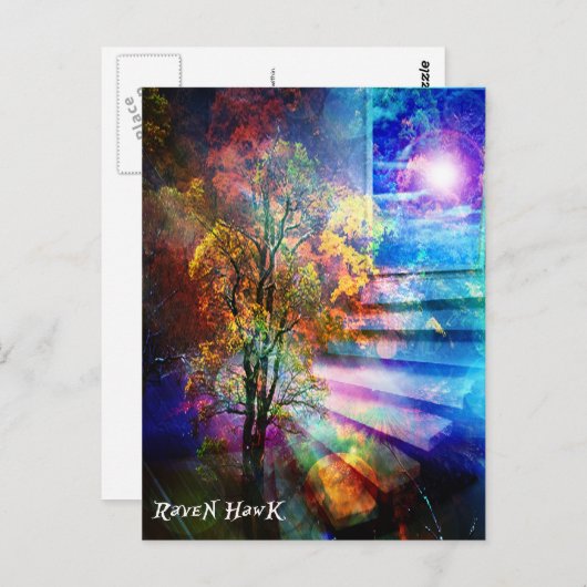 Tür zum Himmel Postkarte (Vorne/Hinten)