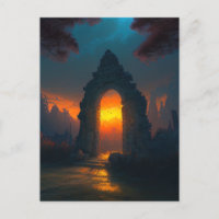 Tür zum Sonnenuntergang