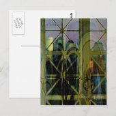 Tür zur Postkarte (Vorne/Hinten)
