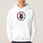 Turan Black Wolf Unity Design Hoodie (Vorderseite)