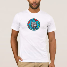 Turan Flags Wolf Design T-Shirt