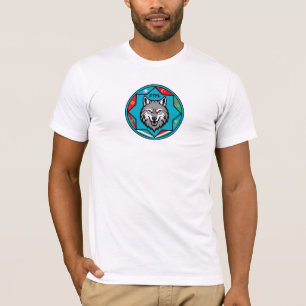 Turan Flags Wolf Design T-Shirt