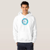 Turan Runen & Osmanische Kalligraphie Design Hoodie (Vorne ganz)
