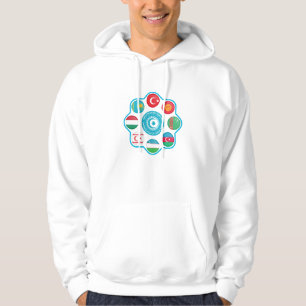 Turan Turkic States Kreis Design Hoodie