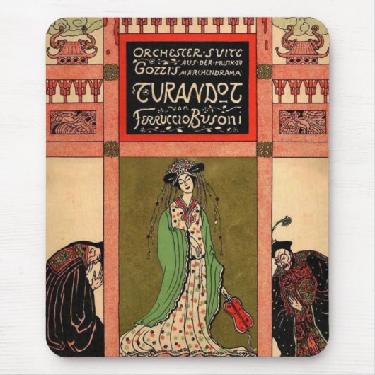 Turandot, eine Puccini-Oper Mousepad (Vorne)