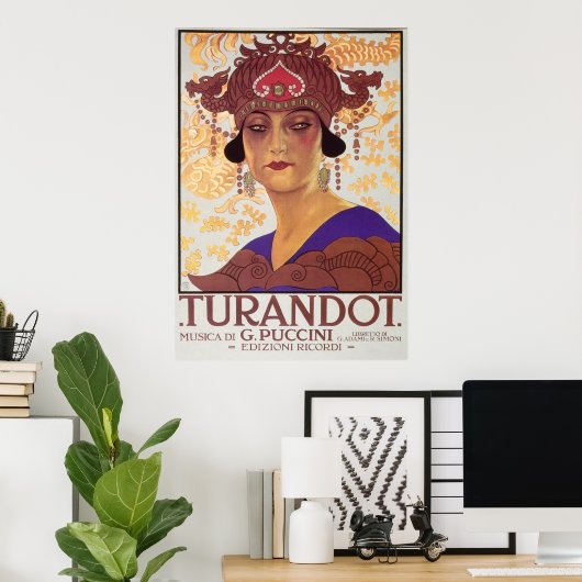 Turandot Opera Poster (Heimbüro)