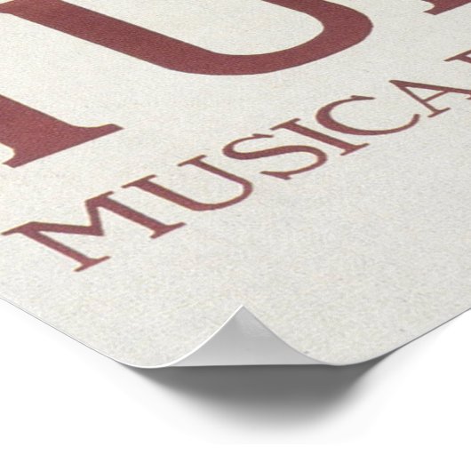 Turandot Opera Poster (Ecke)