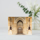 Türarchitektur des britischen Parlaments Postkarte (Stehend Vorderseite)