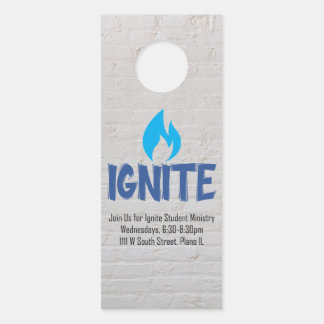 Türaufhänger mit Ignite-Logo Türanhänger