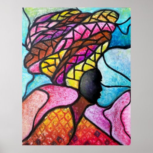 Turban Girl Poster (Vorne)