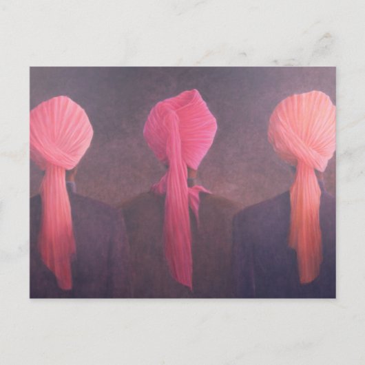 Turban Triptych Postkarte (Vorderseite)