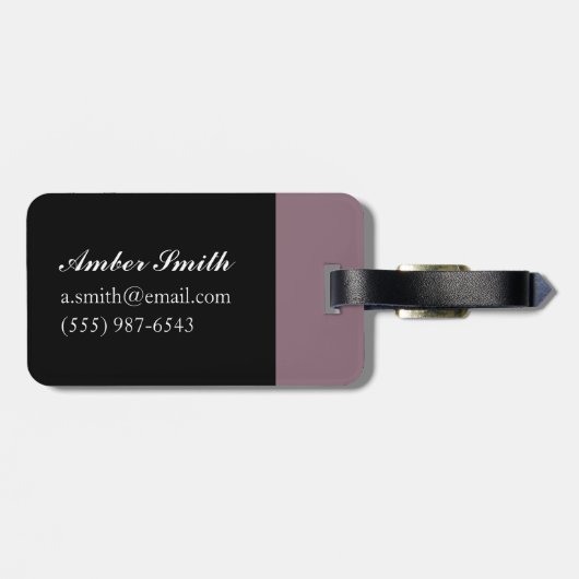 Turban-Triptychon Gepäckanhänger (Rückseite horizontal)