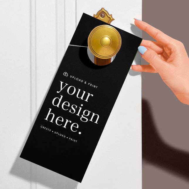 Türbeschädigung Ihres Design-Upload Türanhänger (Versatile door hanger for business, events, weddings, special occasions & more!)