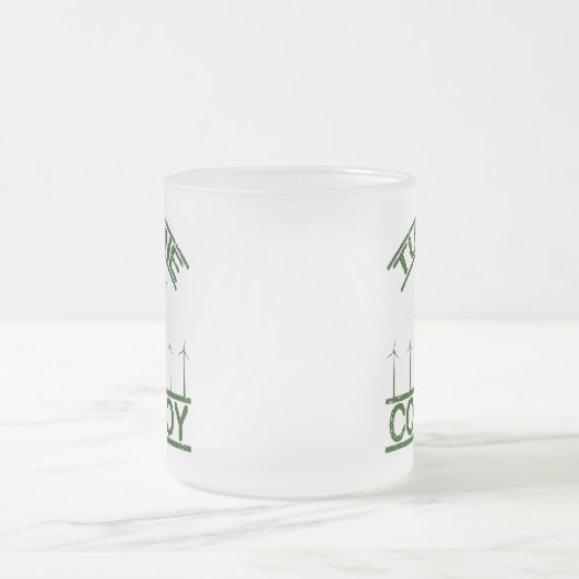 Turbine-Cowboy Mattglastasse (Mittel)