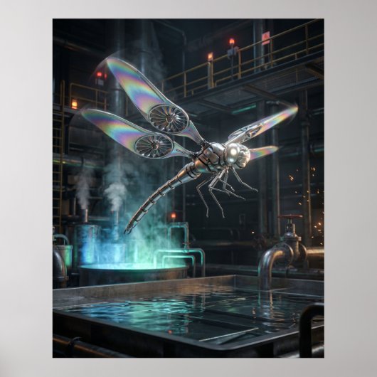 Turbine Dragonfly Drift Poster (Vorne)