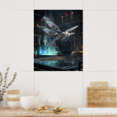Turbine Dragonfly Drift Poster (Küche)