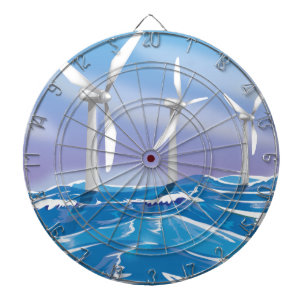 Turbinen für den Power von Sea Wind Dartscheibe